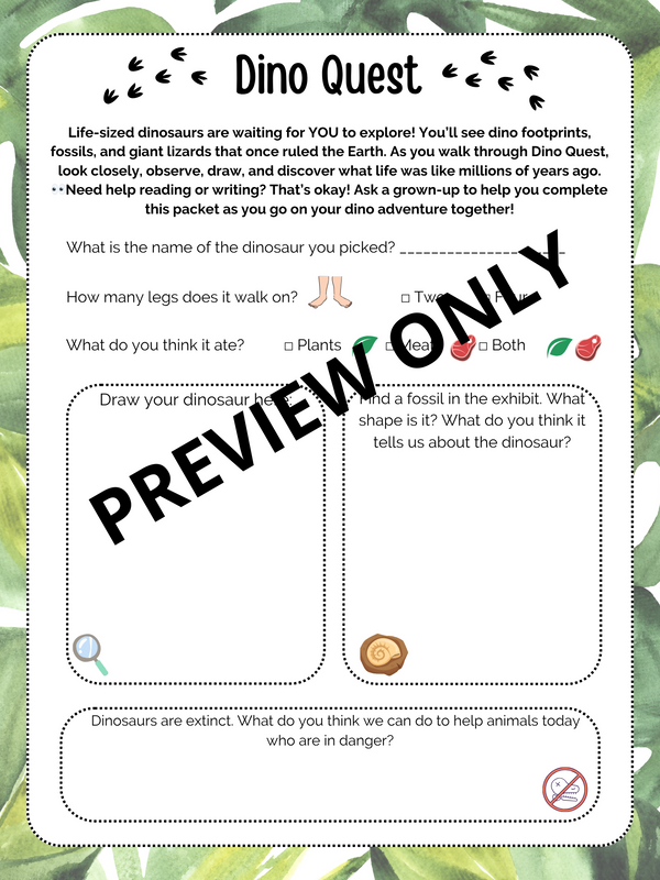 Discovery Cube Dino Quest Ages 4-6