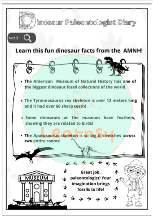 AMNH Paleontologist Diary