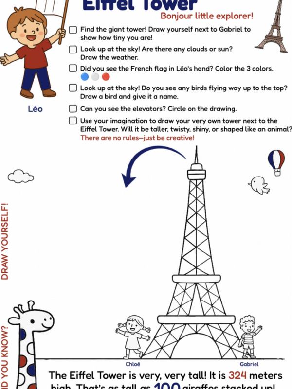 Eiffel Tower Explorer Activity